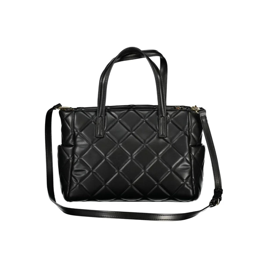 Mario Valentino Black Polyurethane Women’s Handbag