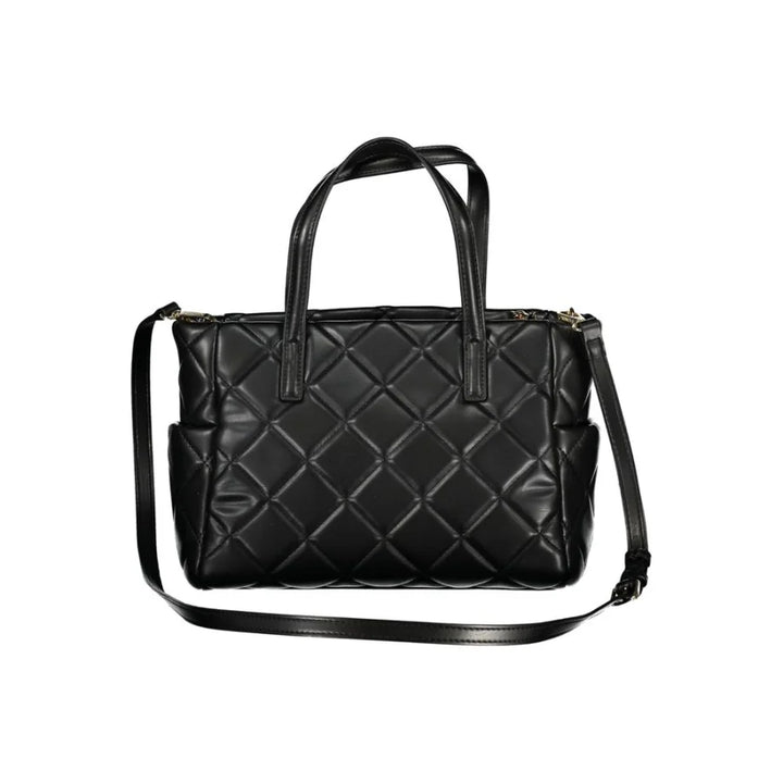 Mario Valentino Black Polyurethane Women’s Handbag