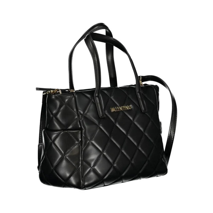 Mario Valentino Black Polyurethane Women’s Handbag