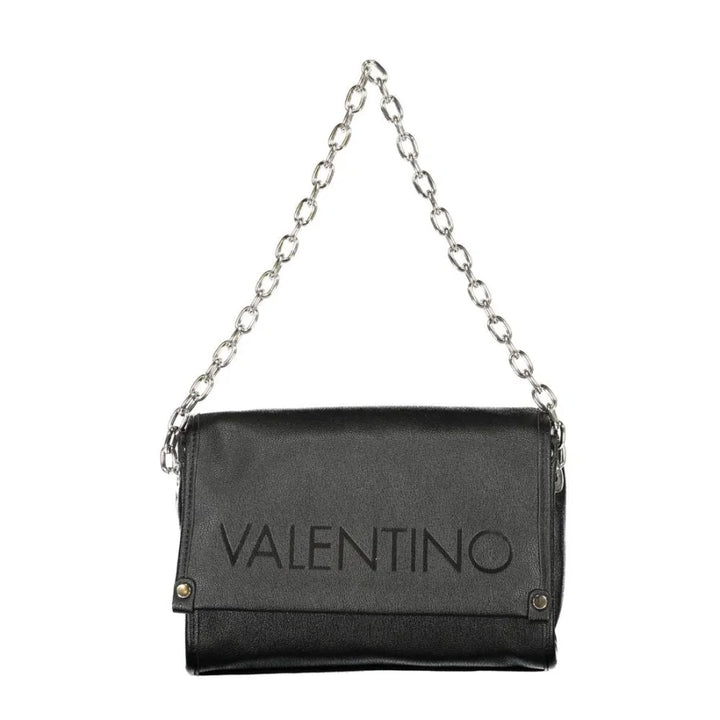Mario Valentino Black Polyurethane Women’s Shoulder Bag