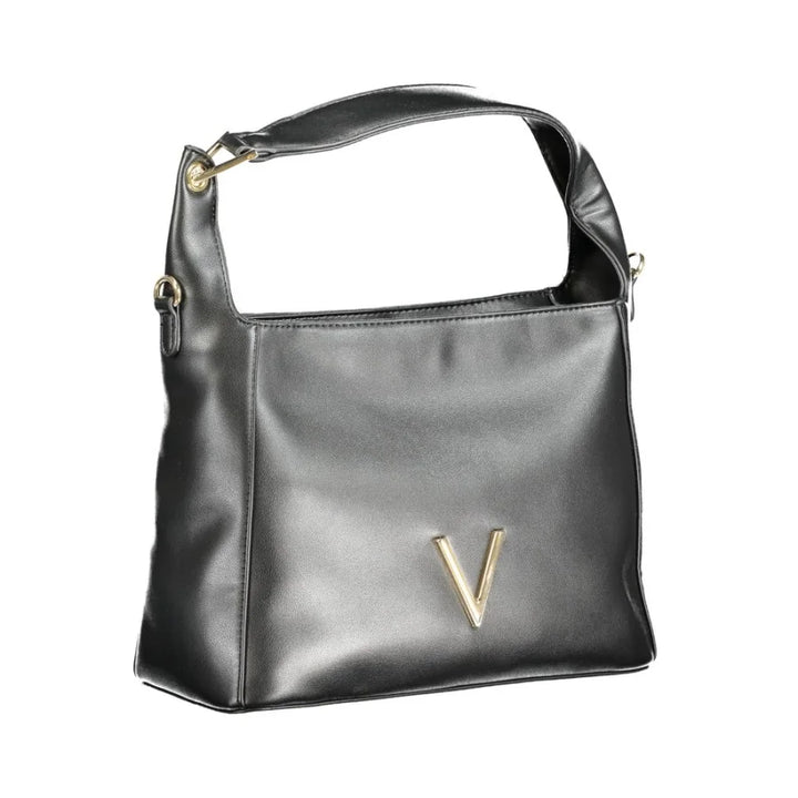 Mario Valentino Black Polyurethane Women’s Shoulder Bag