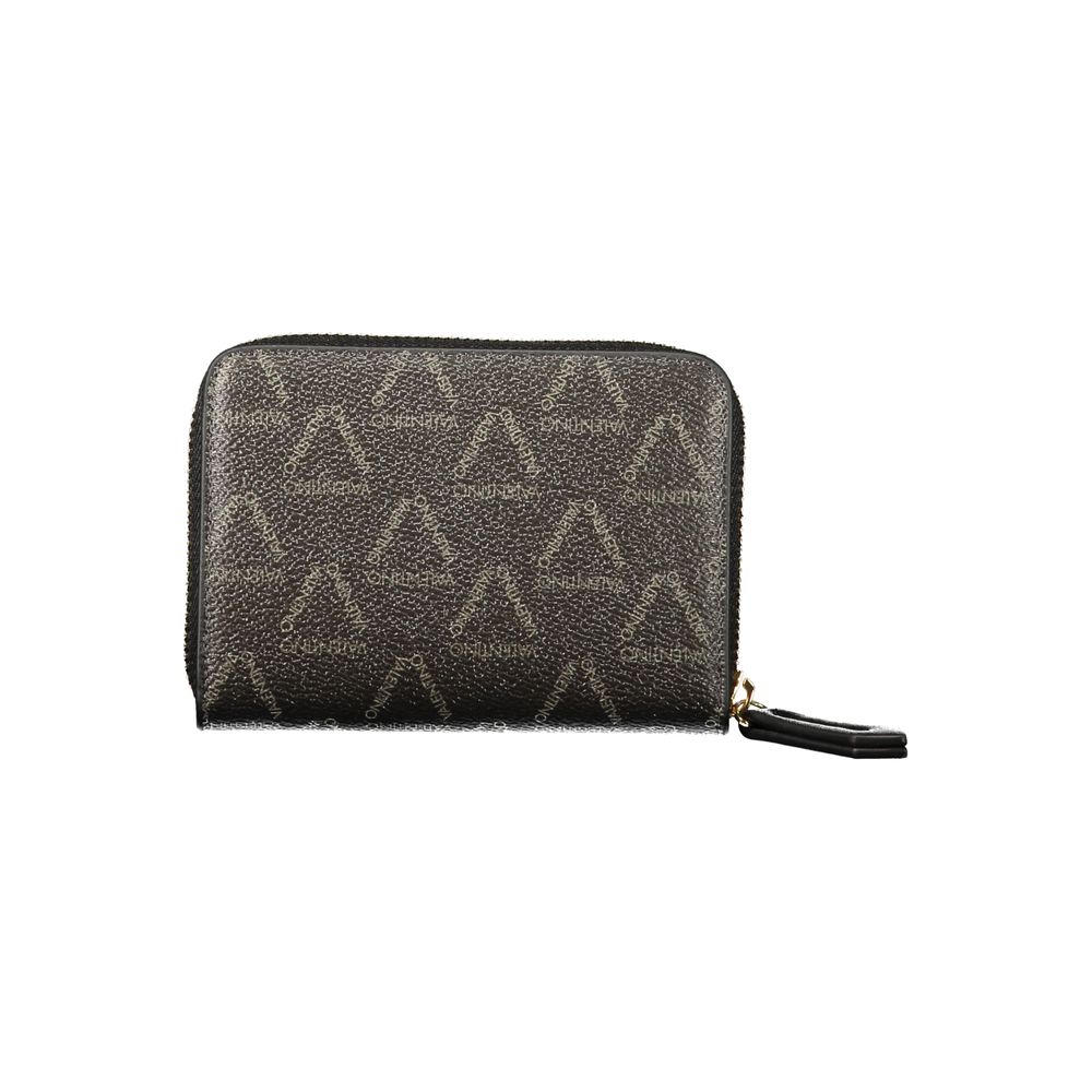 Mario Valentino Black Polyurethane Women’s Wallet