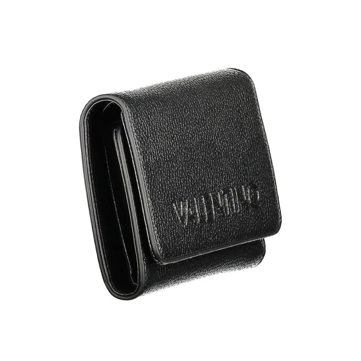 Mario Valentino Black Polyurethane Women’s Wallet