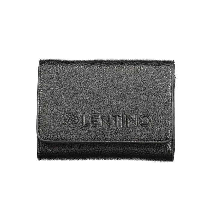 Mario Valentino Black Polyurethane Women’s Wallet