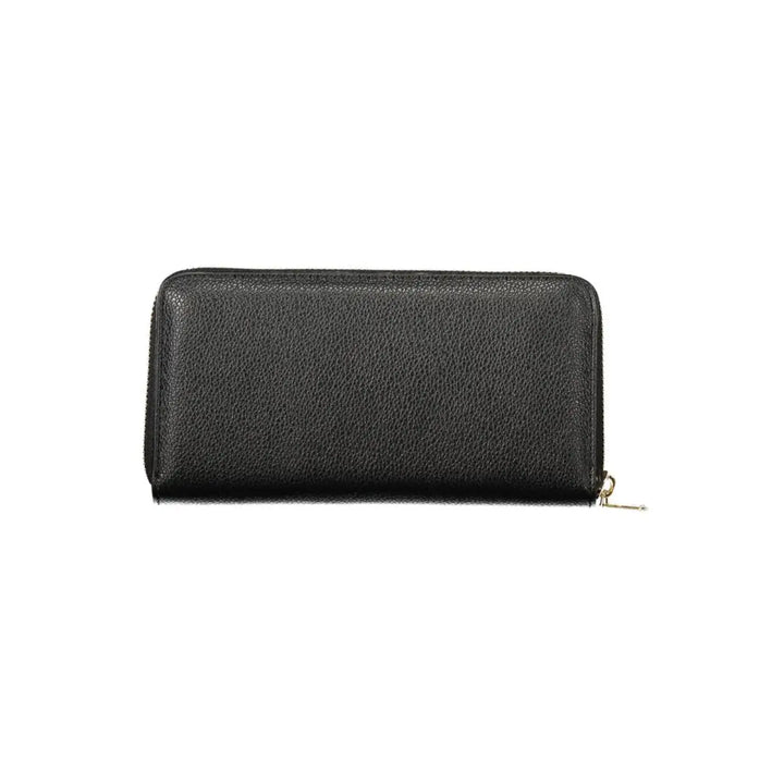 Mario Valentino Black Polyurethane Women’s Wallet