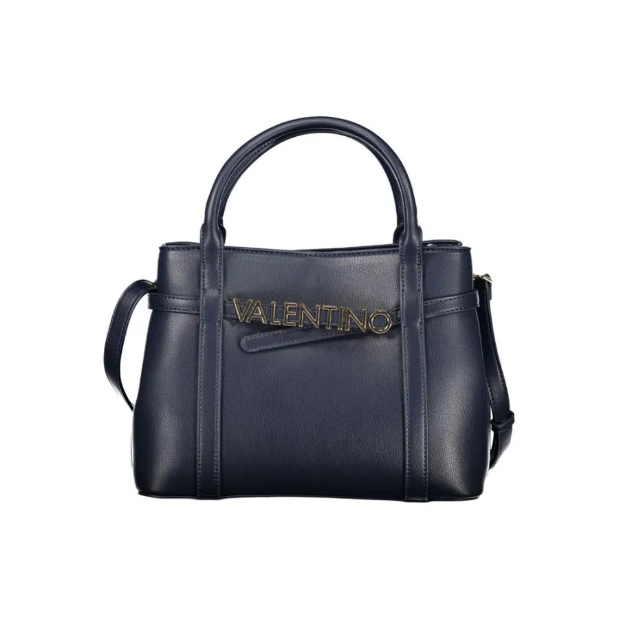 Mario Valentino Blu Polyurethane Woman Handbag