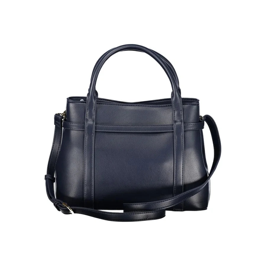 Mario Valentino Blu Polyurethane Woman Handbag