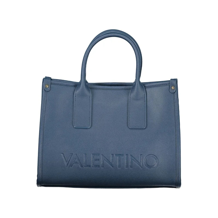 Mario Valentino Blu Polyurethane Women Handbag