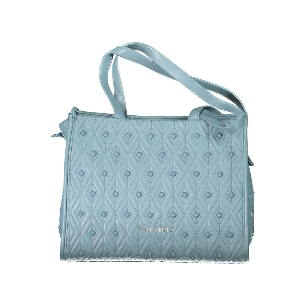 Mario Valentino Blue Bag with Removable Shoulder Strap and Internal Phone Spaces