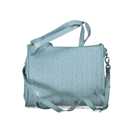 Mario Valentino Blue Bag with Removable Shoulder Strap and Internal Phone Spaces