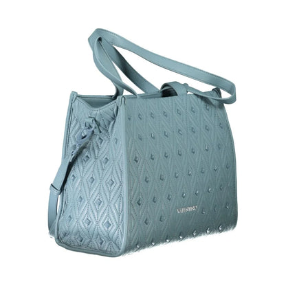 Mario Valentino Blue Bag with Removable Shoulder Strap and Internal Phone Spaces