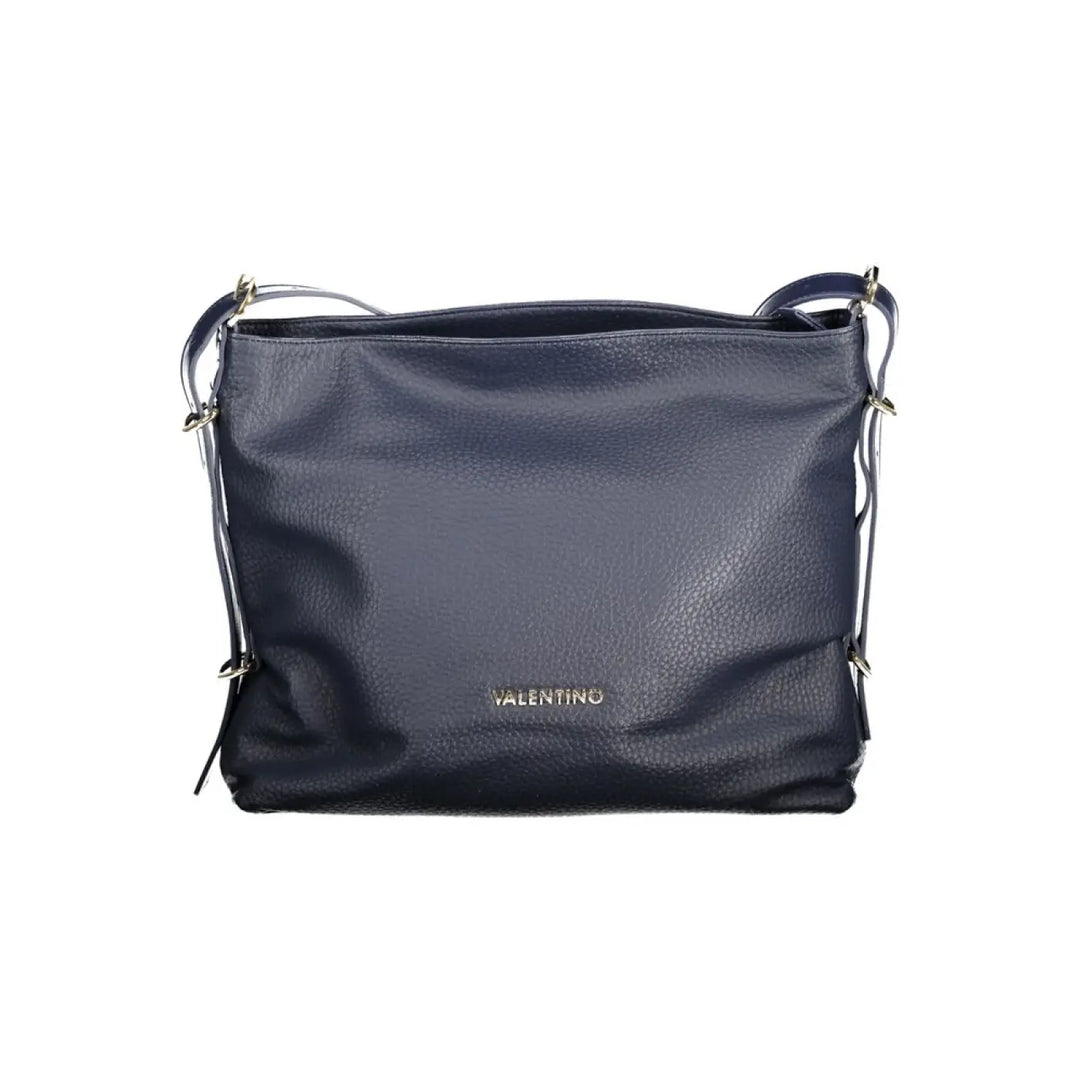 Mario Valentino Blue Poliuretano Women’s Bag with Shoulder Handle