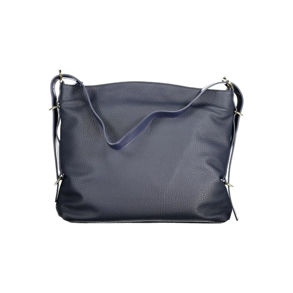 Mario Valentino Blue Poliuretano Women’s Bag with Shoulder Handle