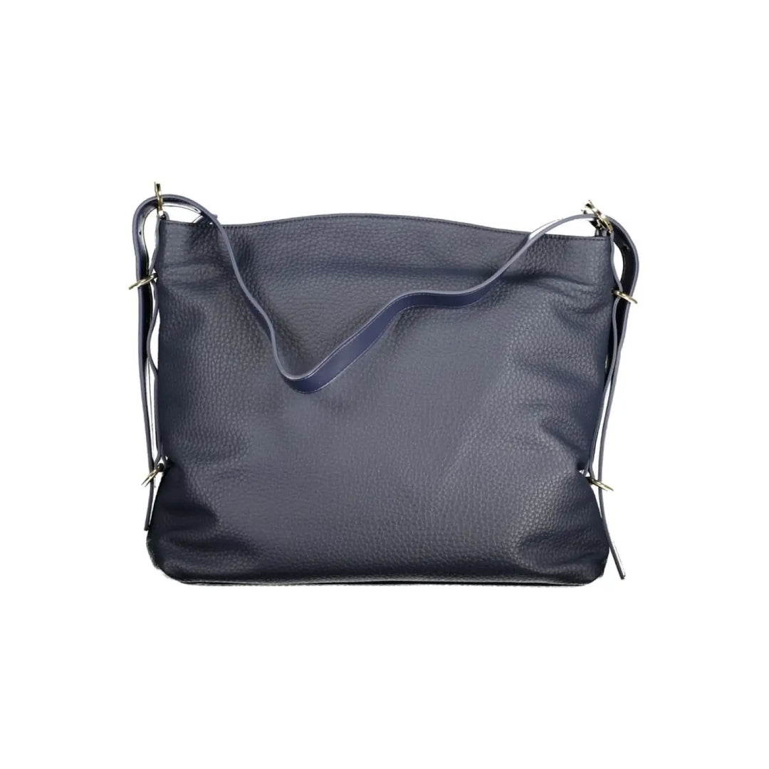 Mario Valentino Blue Poliuretano Women’s Bag with Shoulder Handle
