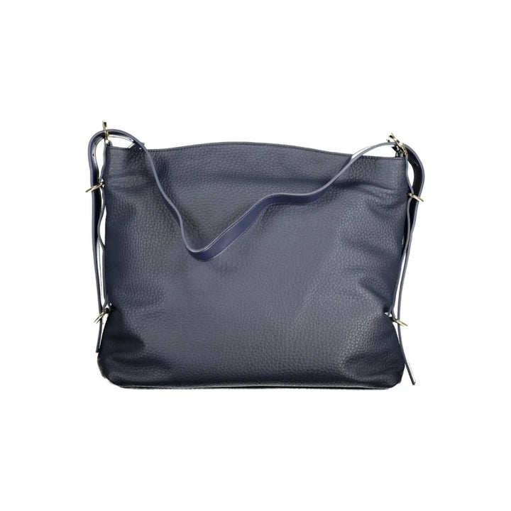 Mario Valentino Blue Poliuretano Women’s Bag with Shoulder Handle