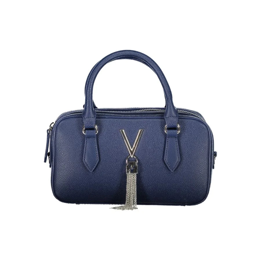Mario Valentino Blue Polyurethane Women Handbag