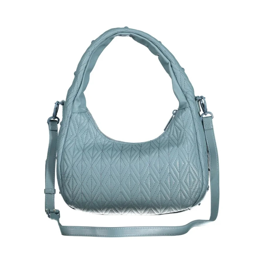 Mario Valentino Blue Polyurethane Women Shoulder Bag