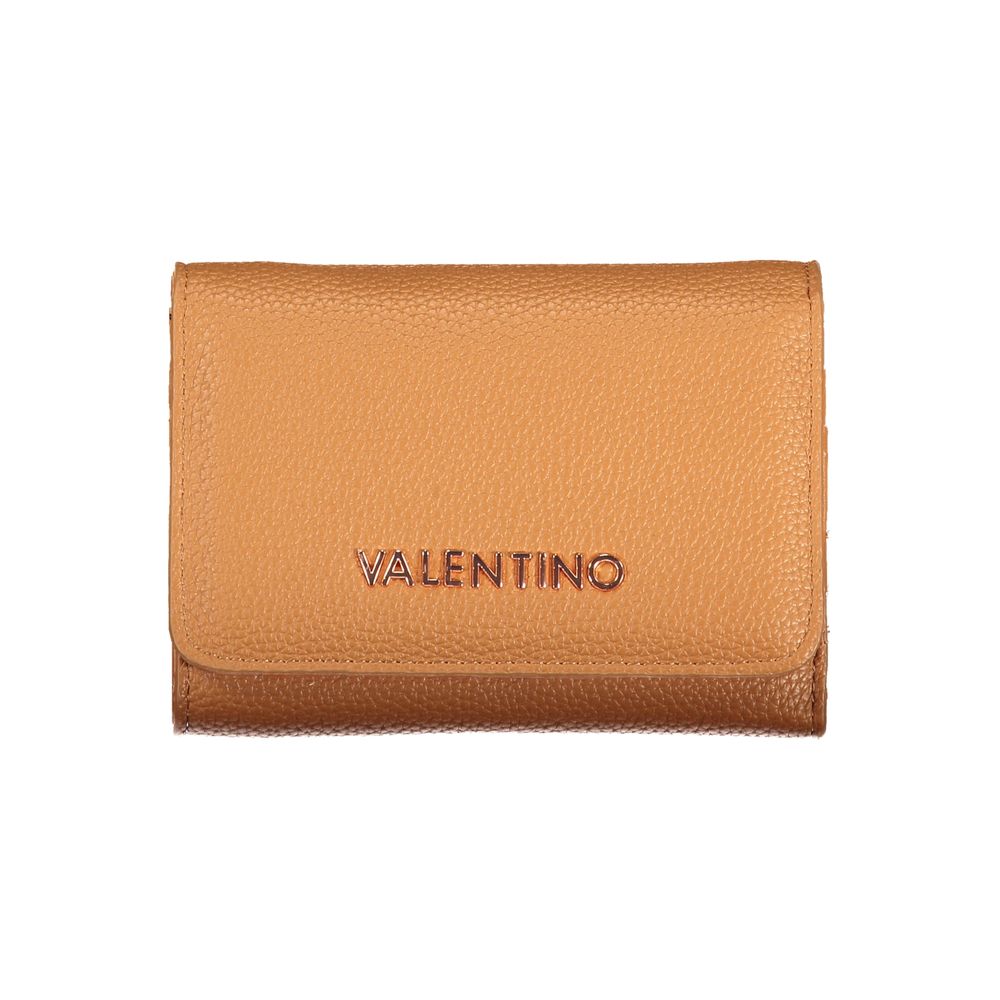 Mario Valentino Brown Polyurethane Women’s Wallet