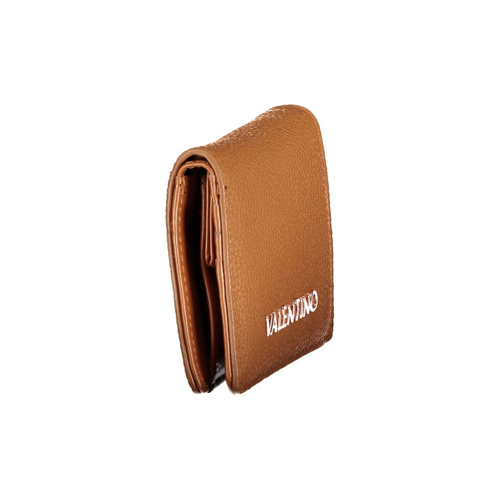 Mario Valentino Brown Polyurethane Women’s Wallet