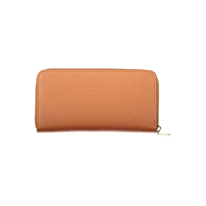 Mario Valentino Brown Polyurethane Women’s Wallet