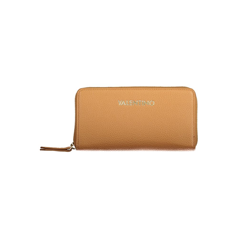 Mario Valentino Brown Polyurethane Women’s Wallet