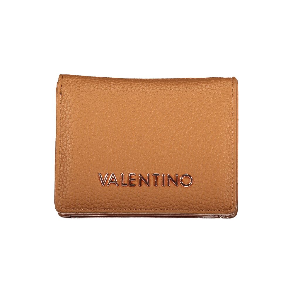 Mario Valentino Brown Polyurethane Women’s Wallet