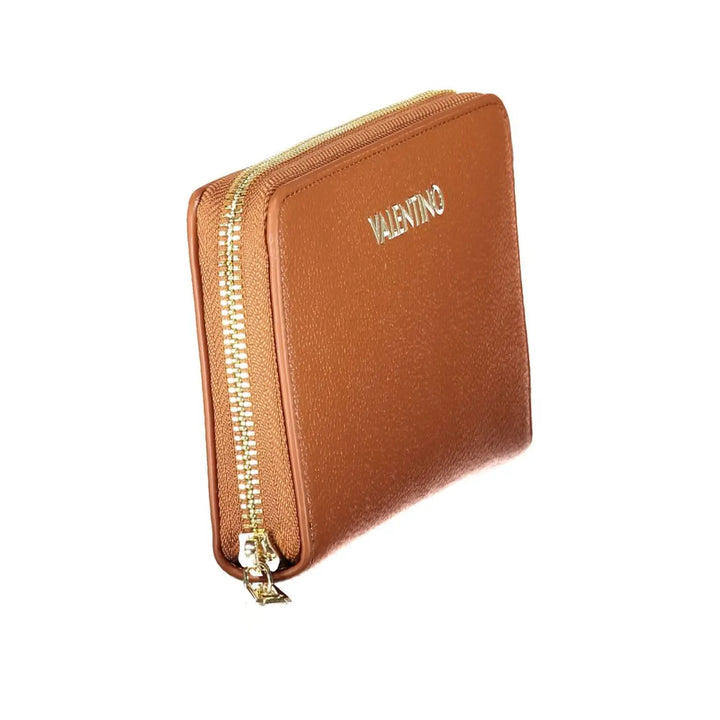 Mario Valentino Brown Polyurethane Women’s Wallet