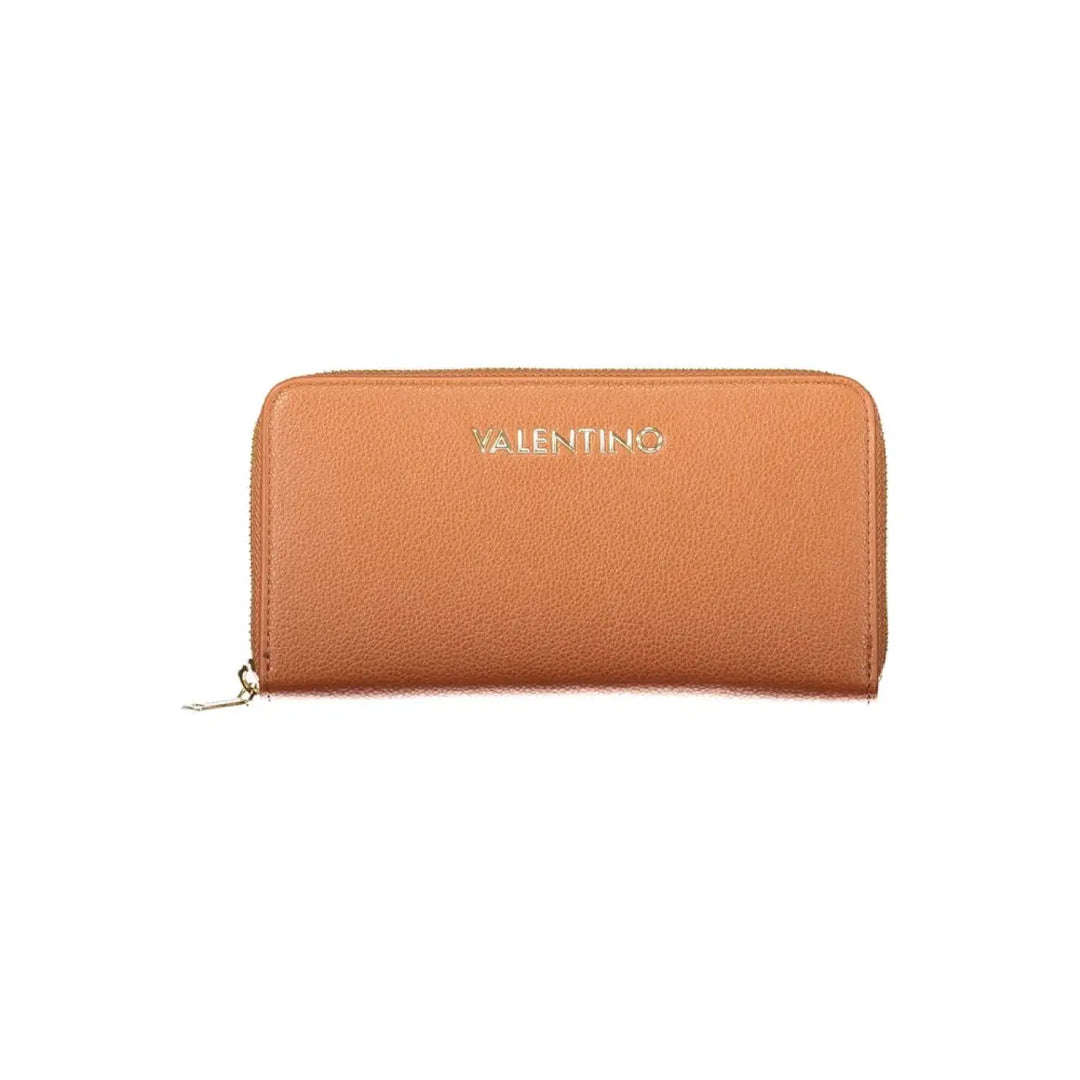 Mario Valentino Brown Polyurethane Women’s Wallet
