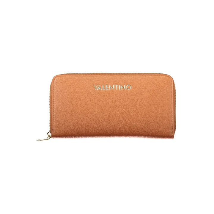 Mario Valentino Brown Polyurethane Women’s Wallet