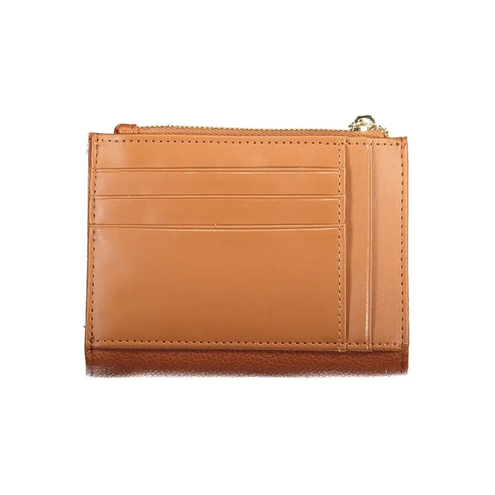 Mario Valentino Brown Polyurethane Women’s Wallet