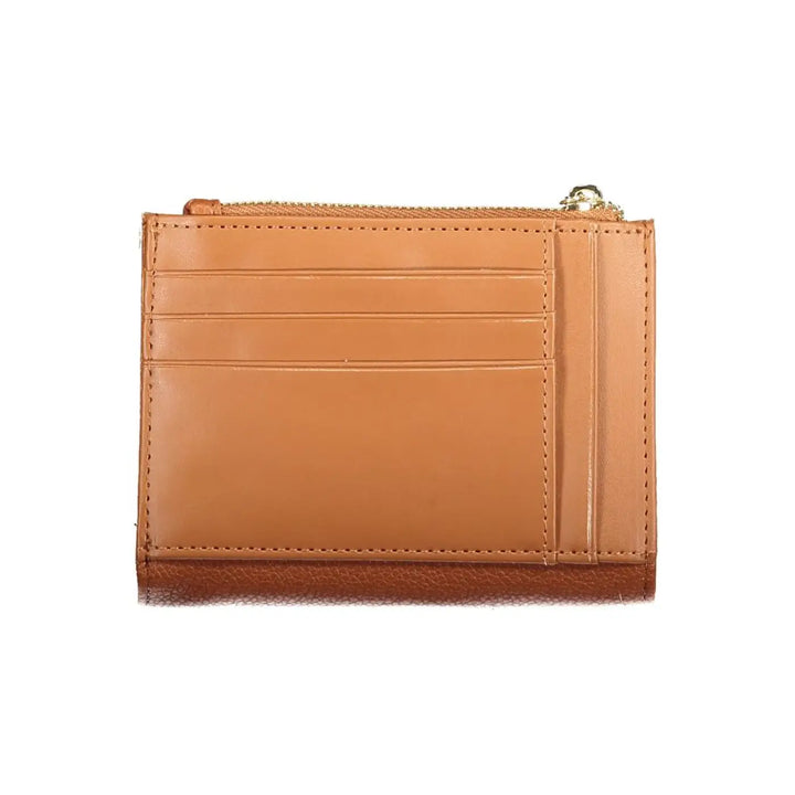Mario Valentino Brown Polyurethane Women’s Wallet