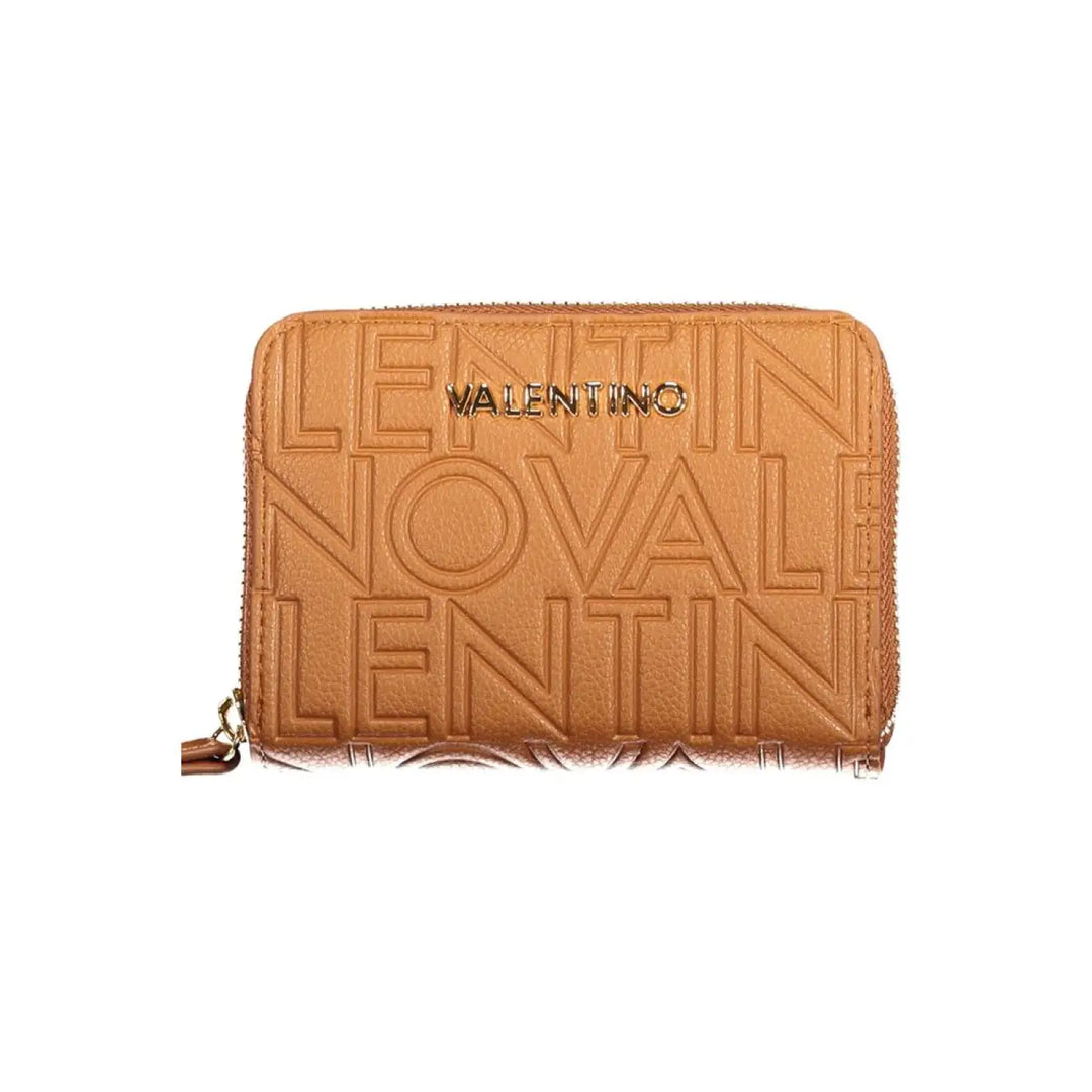 Mario Valentino Brown Polyurethane Women’s Wallet
