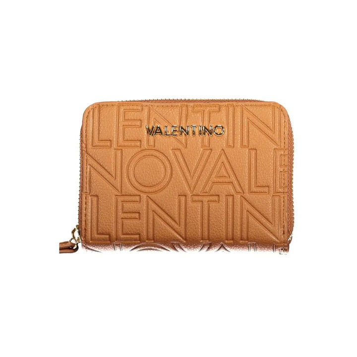 Mario Valentino Brown Polyurethane Women’s Wallet