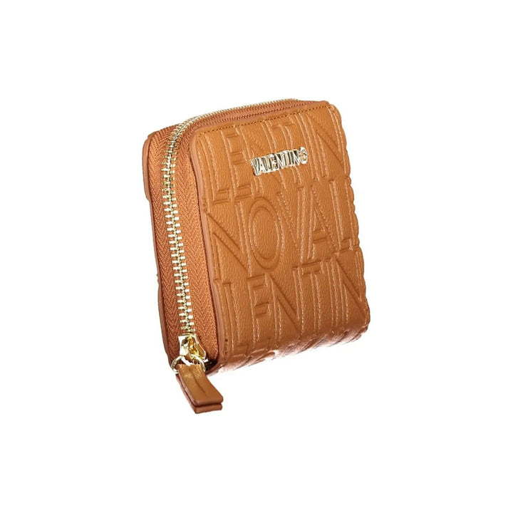 Mario Valentino Brown Polyurethane Women’s Wallet