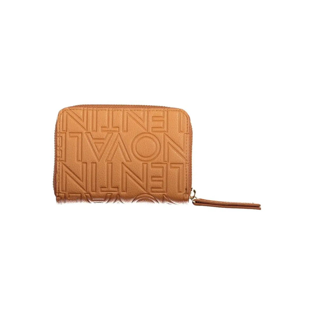 Mario Valentino Brown Polyurethane Women’s Wallet