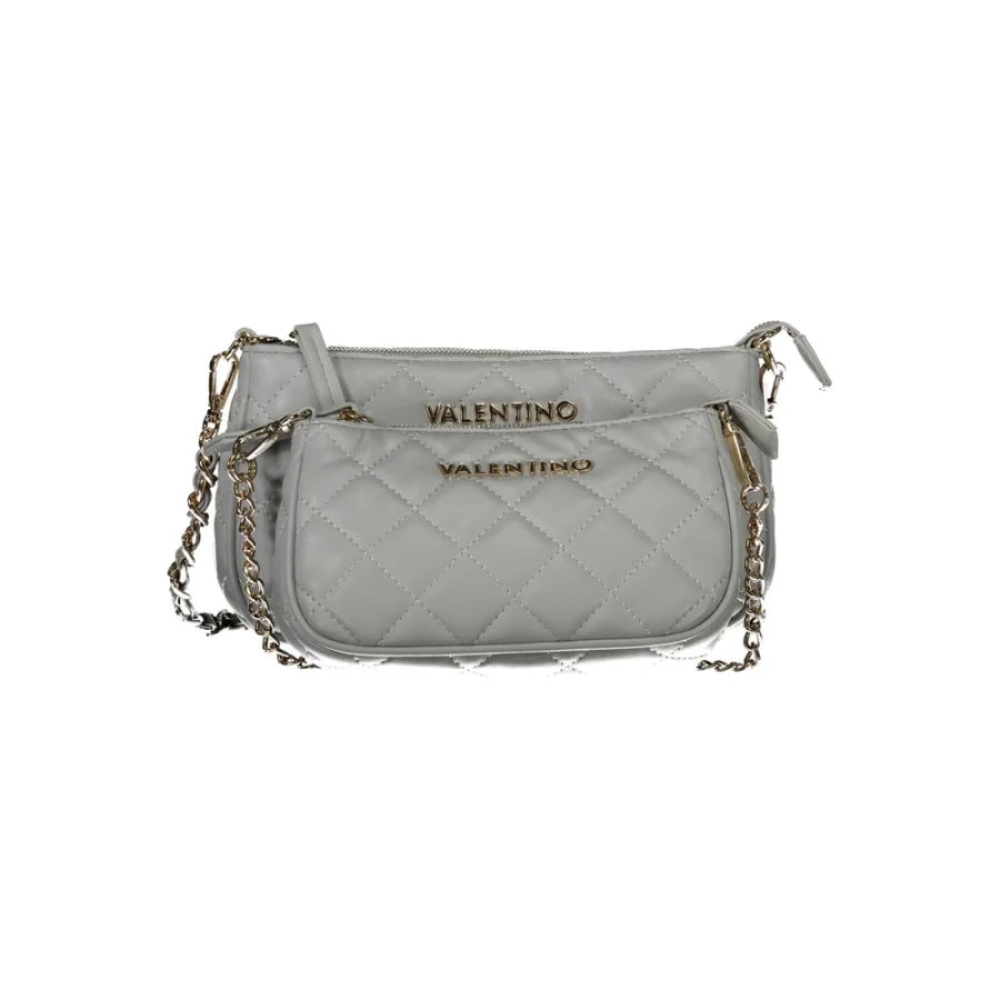 Mario Valentino Gray Polyethylene Women Handbag