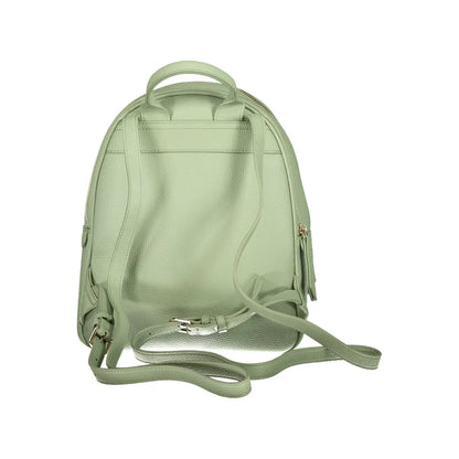 Mario Valentino Green Backpack with Adjustable Shoulder Straps