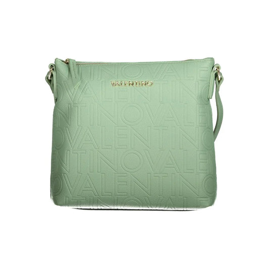 Mario Valentino Green Exquisite Shoulder Bag for Bold Elegance