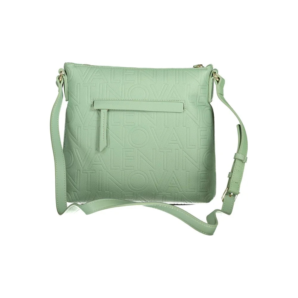 Mario Valentino Green Exquisite Shoulder Bag for Bold Elegance