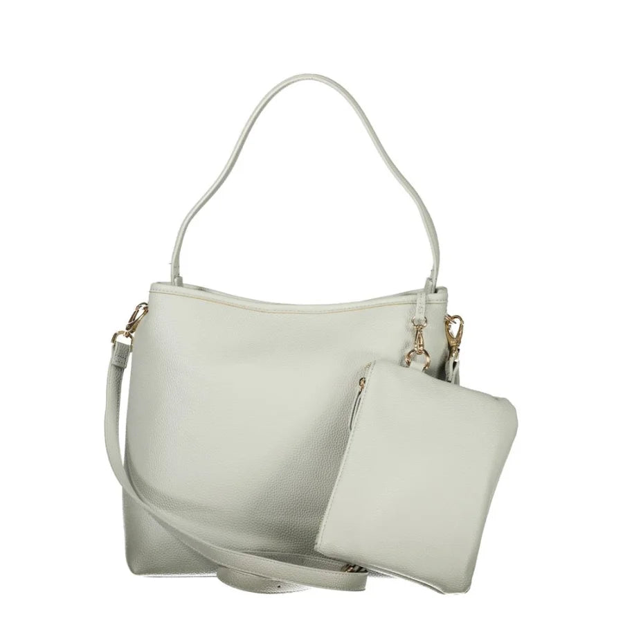Mario Valentino Grigio Polyurethane Women Shoulder Bag