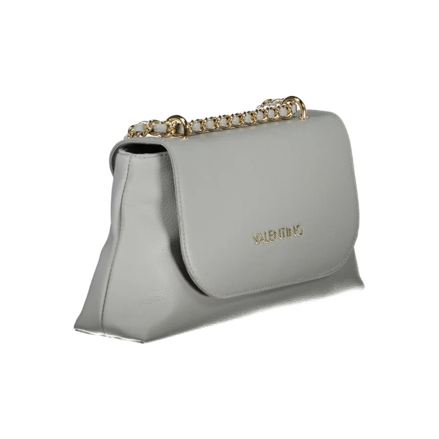 Mario Valentino Grigio Polyurethane Women Shoulder Bag