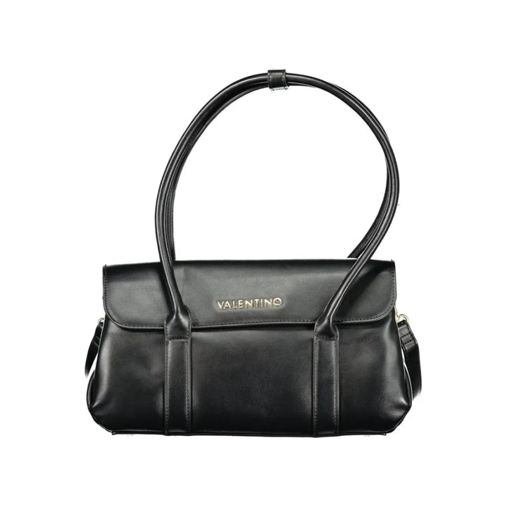 Mario Valentino Nero Poliuretano Woman Shoulder Bag