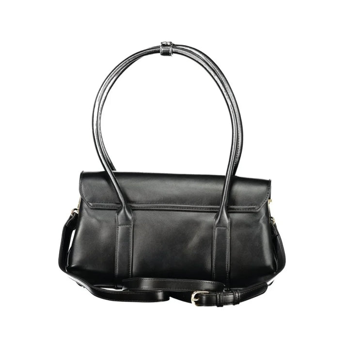 Mario Valentino Nero Poliuretano Woman Shoulder Bag