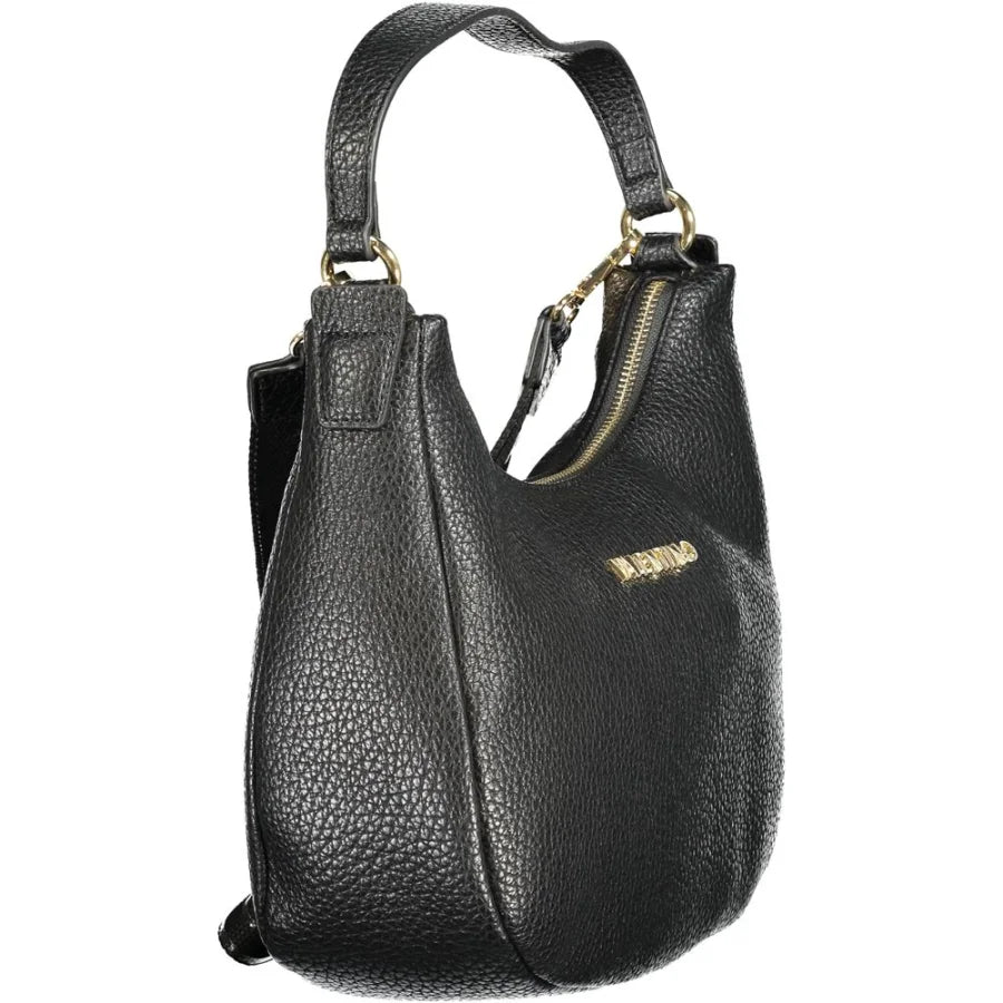Mario Valentino Nero Poliuretano Woman Shoulder Bag