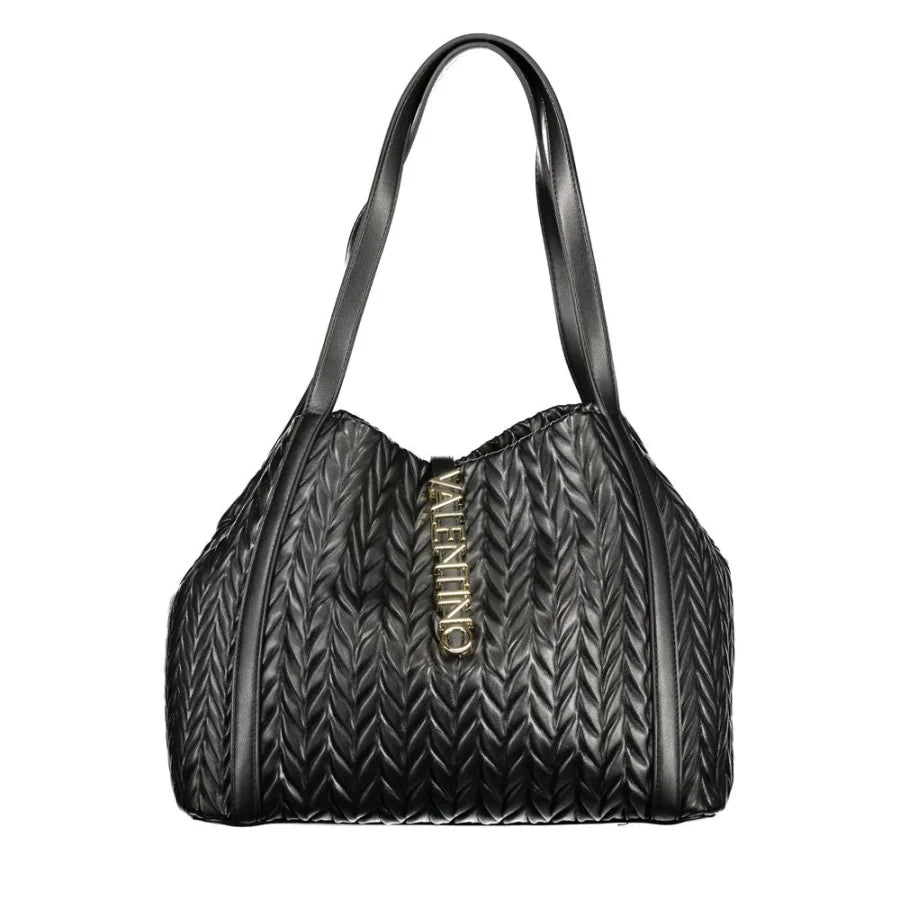 Mario Valentino Nero Poliuretano Women Shoulder Bag