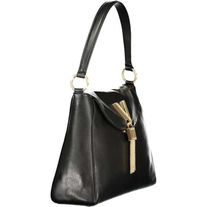 Mario Valentino Nero Polyurethane Women Shoulder Bag