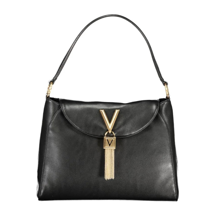 Mario Valentino Nero Polyurethane Women Shoulder Bag