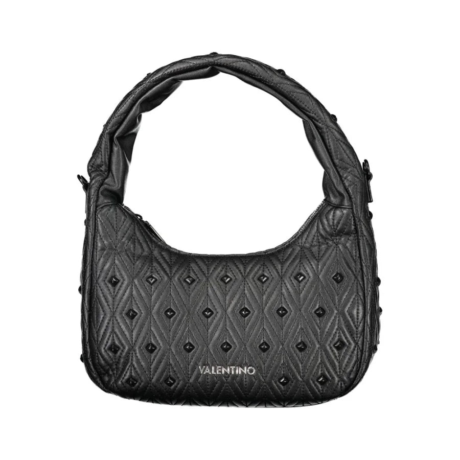 Mario Valentino Nero Polyurethane Women Shoulder Bag