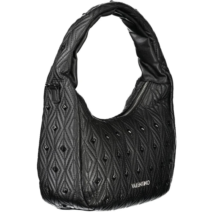 Mario Valentino Nero Polyurethane Women Shoulder Bag