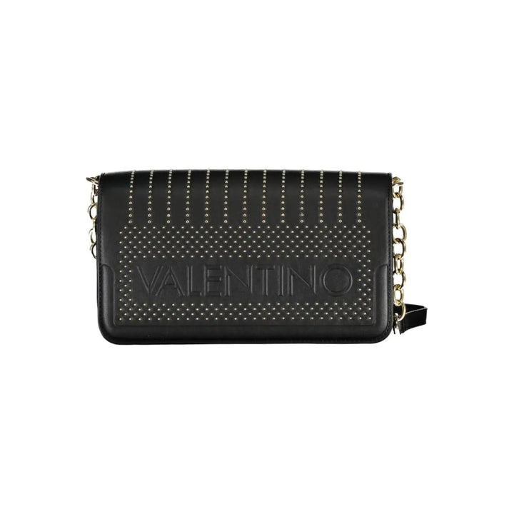 Mario Valentino Nero Polyurethane Women Shoulder Bag